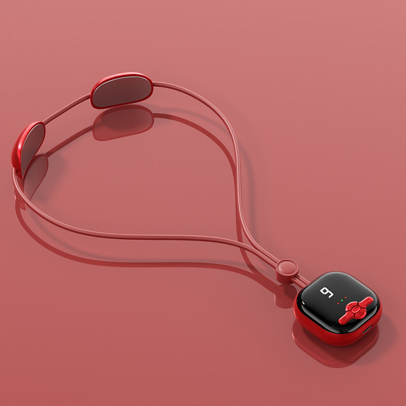 Mini Neck Massager Portable Hot Compress EMS Neck Massager