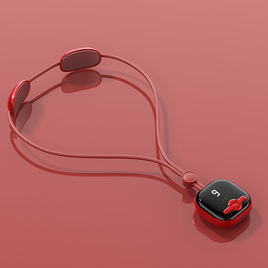 Mini Neck Massager Portable Hot Compress EMS Neck Massager